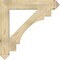 Ekena Millwork Merced Arts & Crafts Rough Sawn Bracket, Douglas Fir, 6"W x 40"D x 40"H BKT06X40X40MRC03RDF - alternate 2